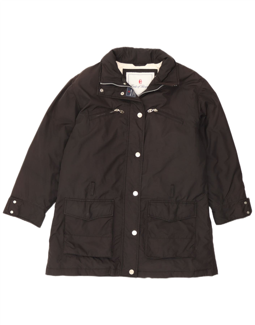 Conte of Florence Womens Padded Jacket IT 48 XL Black Polyester