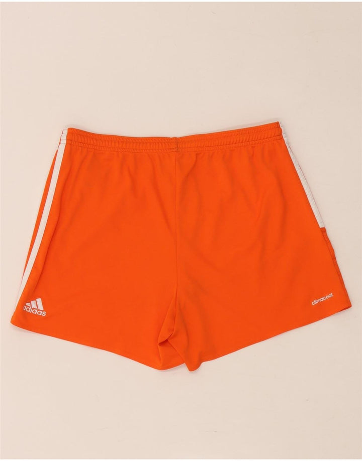Pantaloncini sportivi Adidas Climacool da donna UK 12/14 Poliestere arancione medio