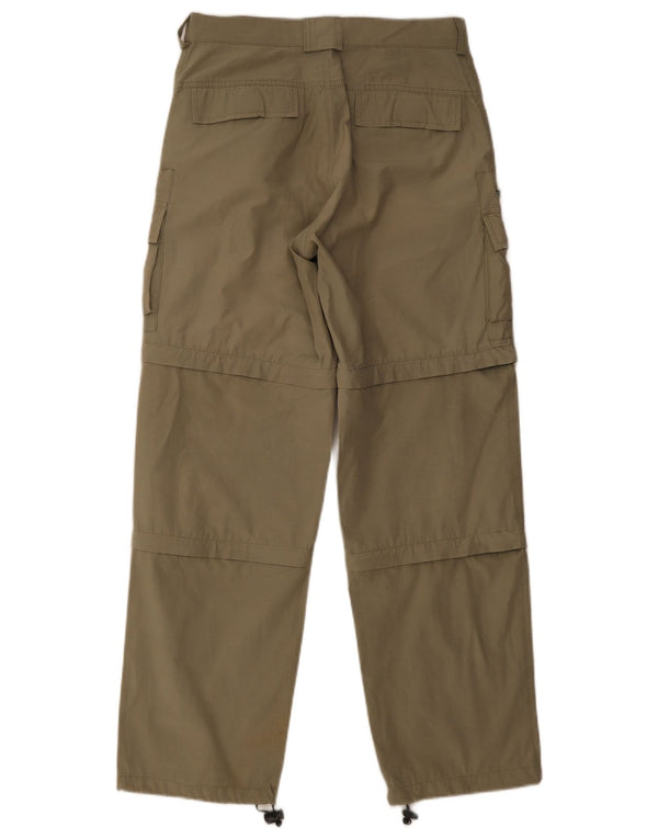 Calça cargo reta masculina Timberland W30 L30 cáqui