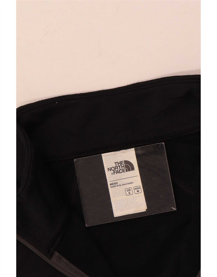 The North Face Maglia da uomo con vestibilità regolare, collo con zip, manica lunga, colore nero medio