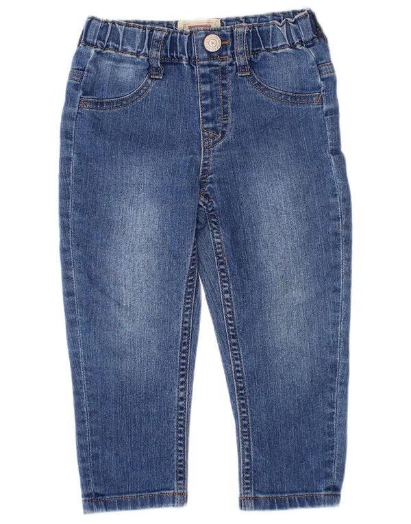 Levi's Baby Girls Slim Jeans 12-18 μηνών W18 L12 Μπλε βαμβακερό