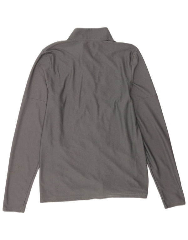 Giacca da ginnastica da uomo Under Armour in poliestere grigio medio