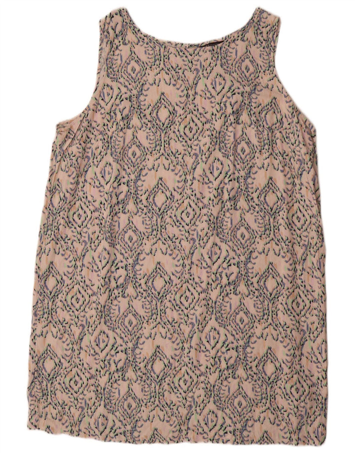 Marks & Spencer Womens Sleeveless Shift Dress UK 22 3XL Multicoloured Ikat