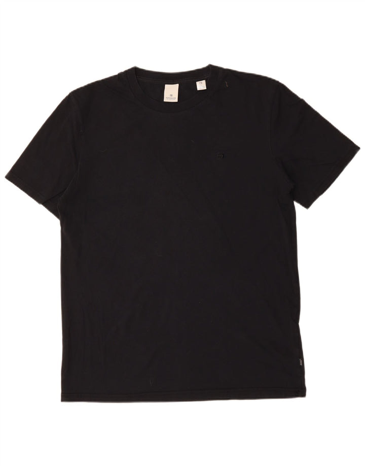 SCOTCH & SODA Mens T-Shirt Top Large Black Cotton