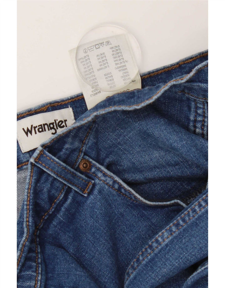 Wrangler Mens Texas Straight Jeans W44 L32 Blue Cotton