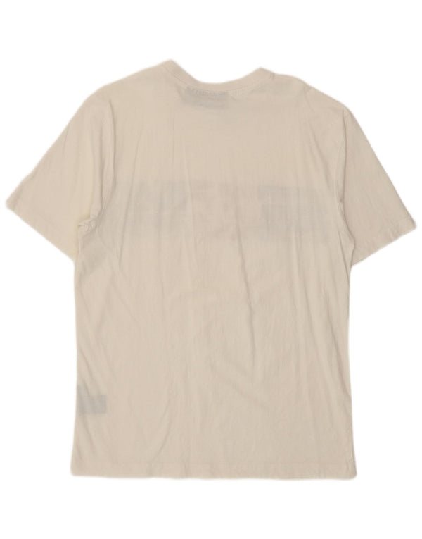 Fila Camiseta gráfica para hombre Top Medium White Cotton