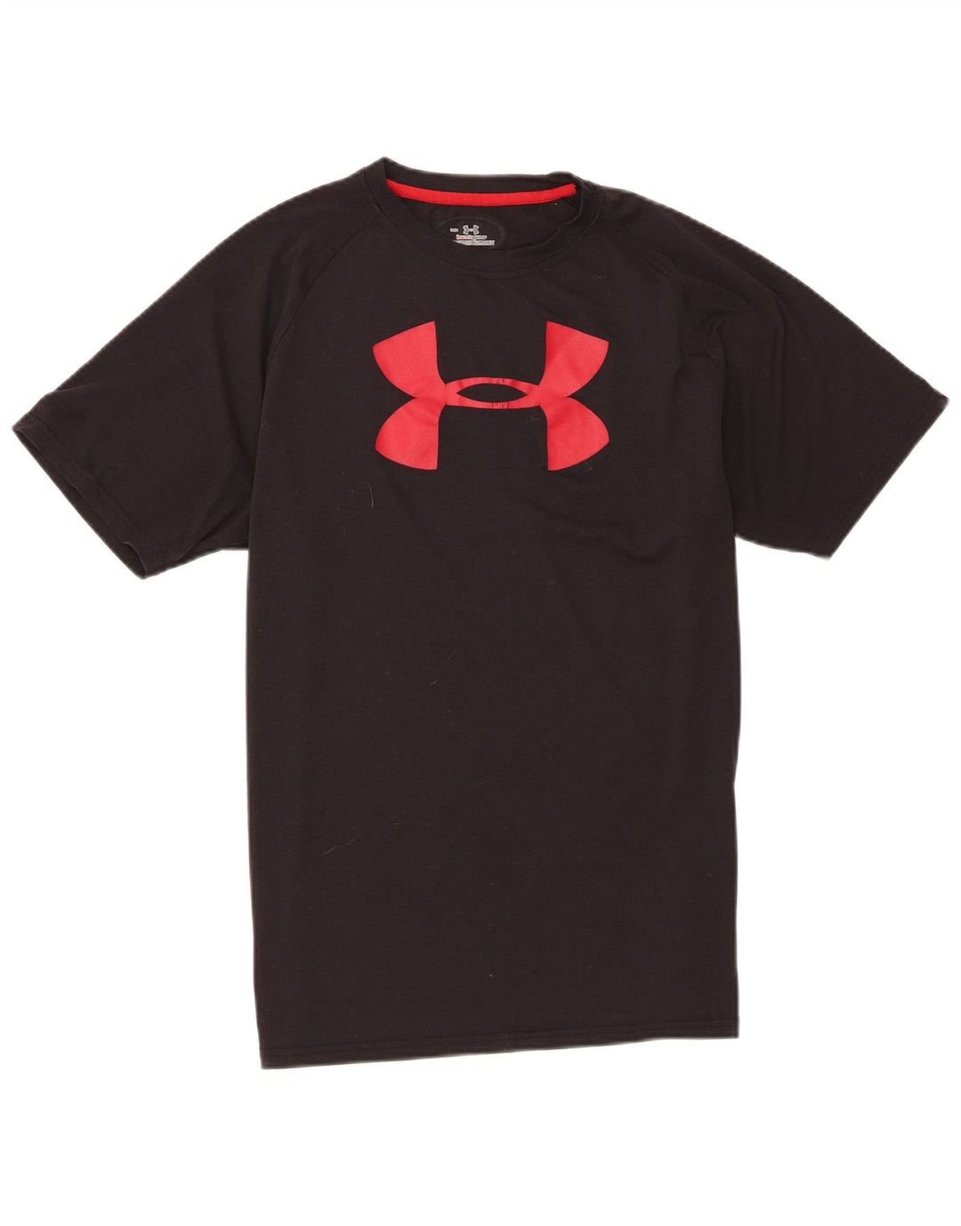Under Armour Camiseta con gráfico Heat Gear para hombre, parte superior mediana de poliéster negro