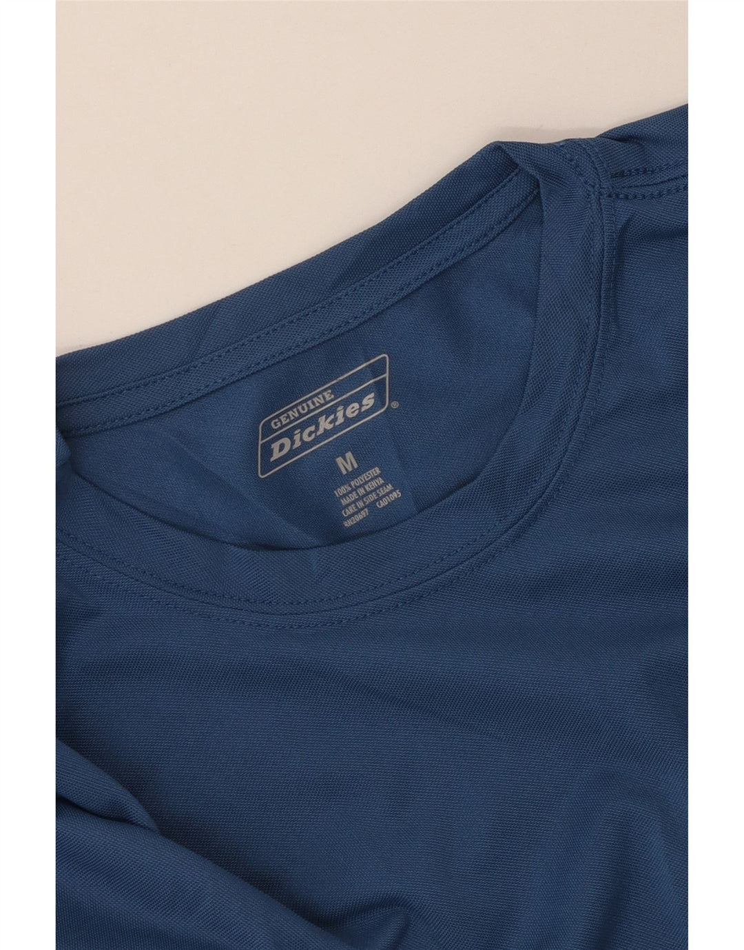 DICKIES Mens T-Shirt Top Medium Blue Polyester