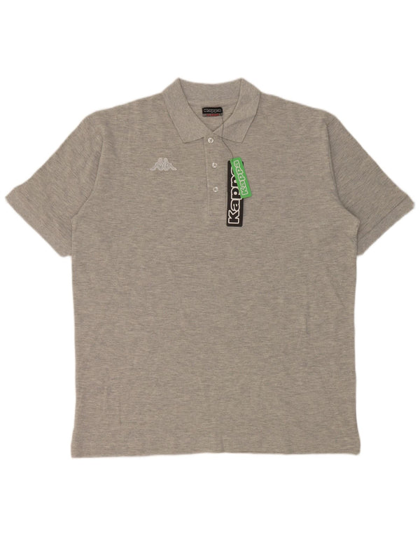 Kappa Polo Homme XL Gris Coton