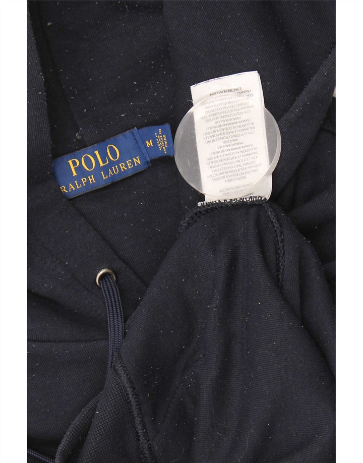 Maglia con cappuccio da uomo Polo Ralph Lauren media poliestere blu navy