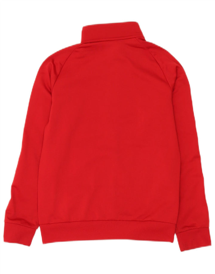 Adidas Drenge Træningsdragt Topjakke 9-10 År Rød Polyester