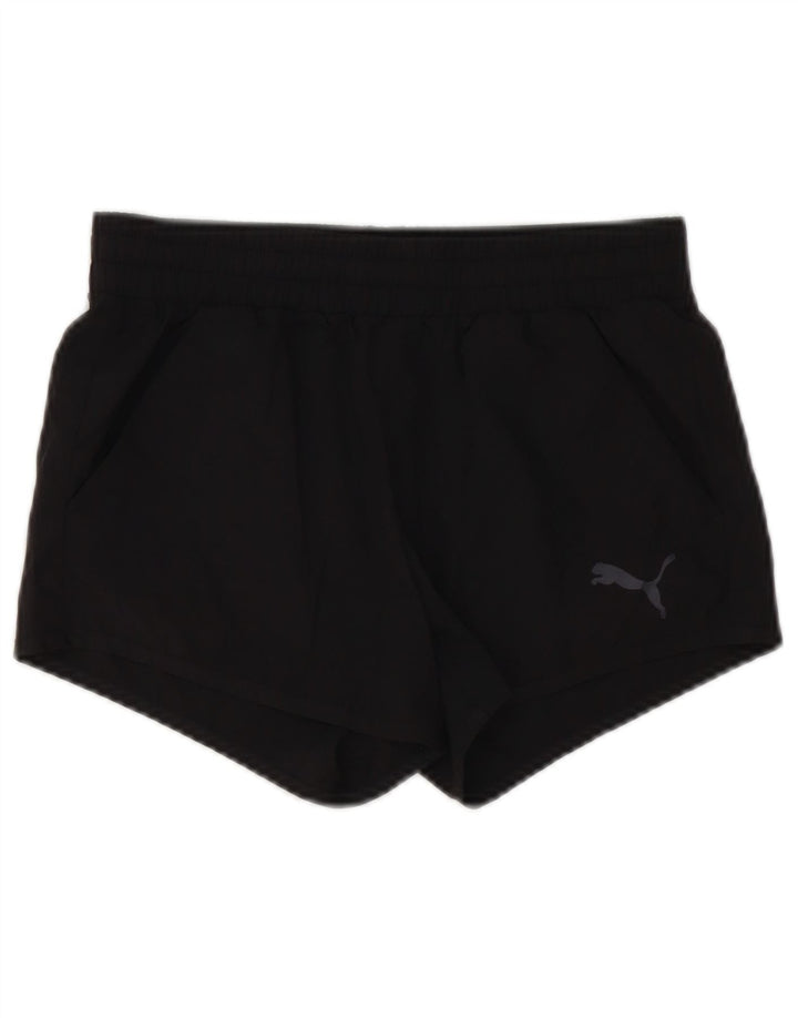 PUMA Girls Sport Shorts 13-14 Years  Black Polyester