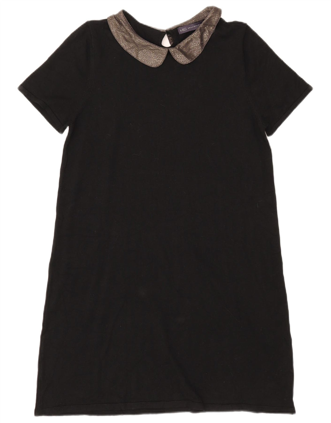 MARKS & SPENCER Basiskjole til kvinder UK 14 Medium Sort