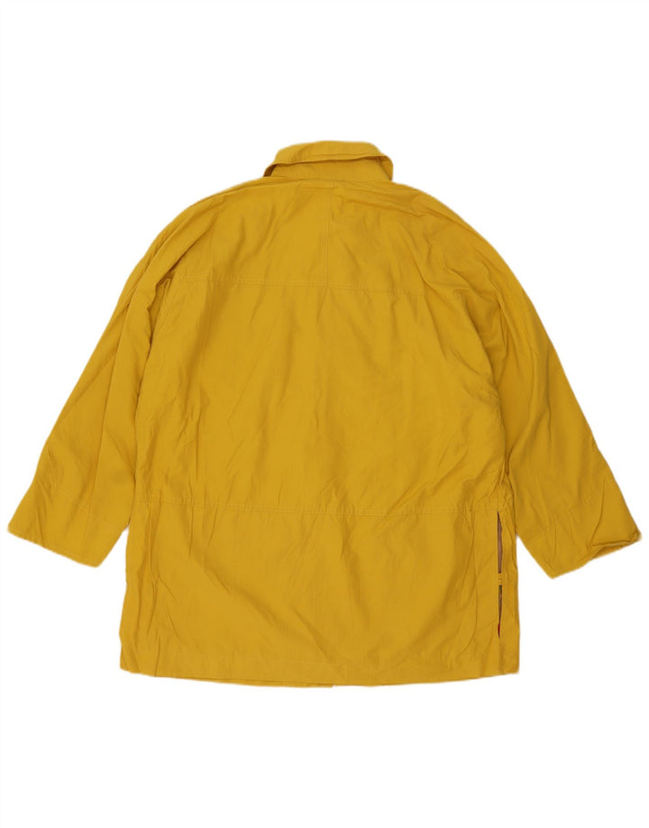 Penny Black Womens Oversized Utility Jacket IT 42 Medium Yellow Cotton