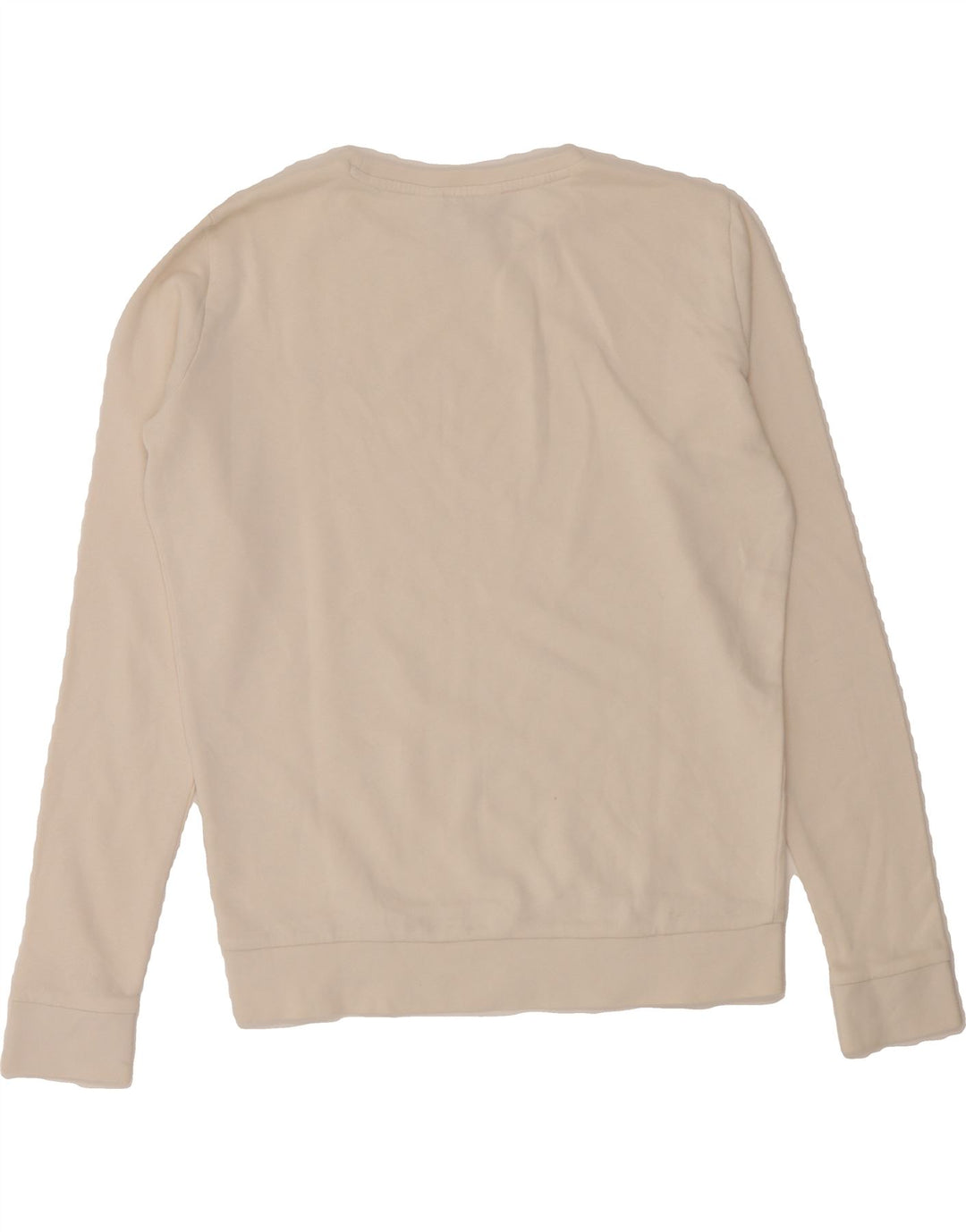 LEE Mens Regular Fit Sweatshirt Jumper XS Off White Striped Cotton Vintage Lee and Second-Hand Lee from Messina Hembry 