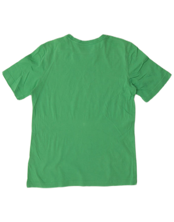 Adidas Boys Graphic T-Shirt Top 13-14 ετών Πράσινο βαμβακερό