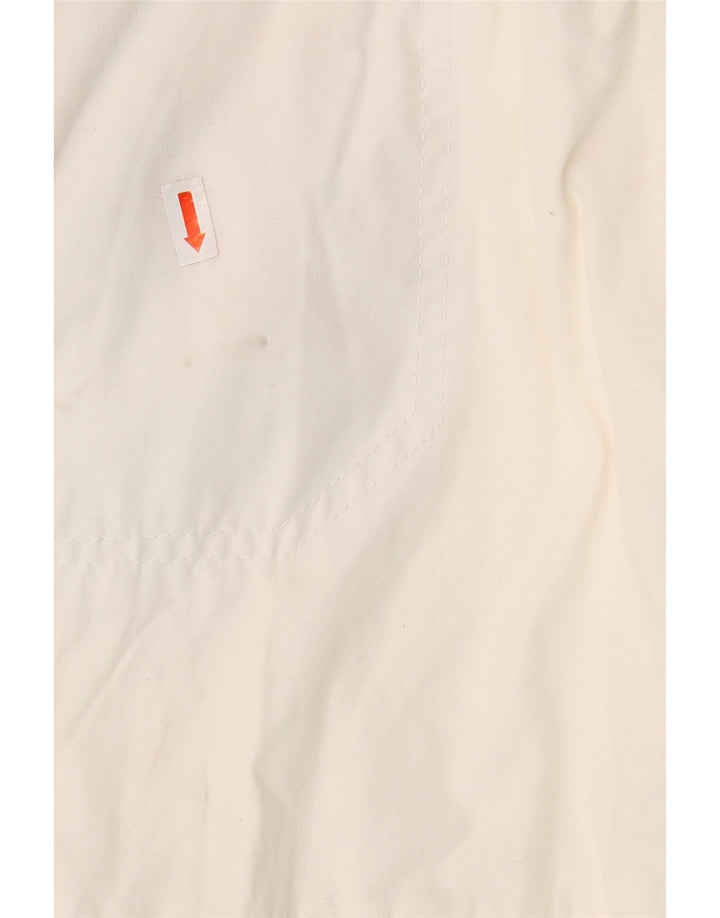 NIKE Womens Chino Shorts UK 8 Small W30 White Cotton