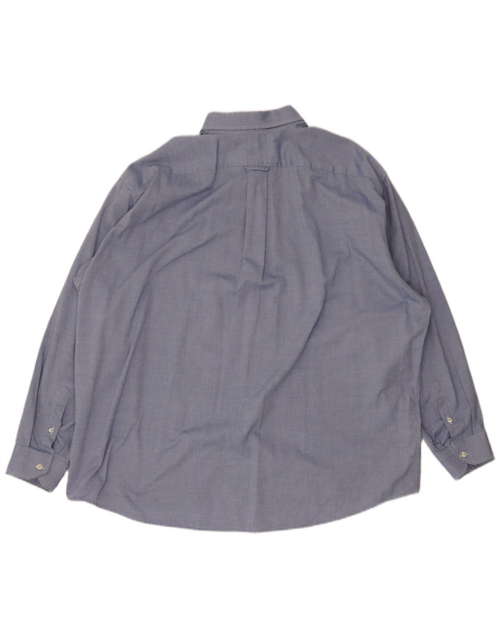Camisa Lacoste Hombre Talla 45 XL Algodón Azul