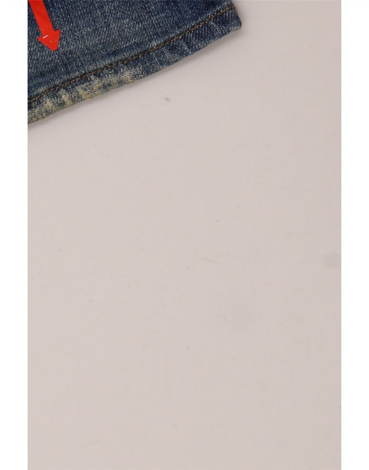 Gas Womens Slim Jeans W31 L34 Blue Cotton