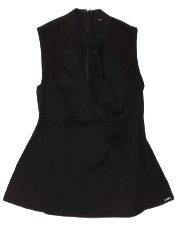 Camicetta senza maniche da donna Guess UK 6 XS Nera