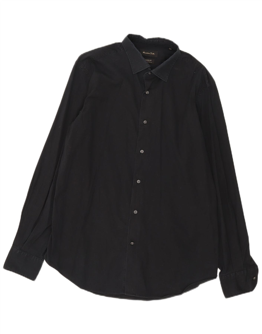 Camicia slim fit da uomo Massimo Dutti XL nera