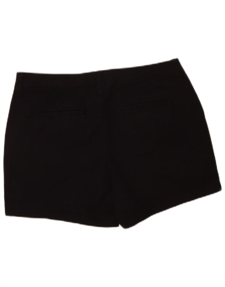 Gap Womens Chino Shorts US 10 Large W32  Black Cotton