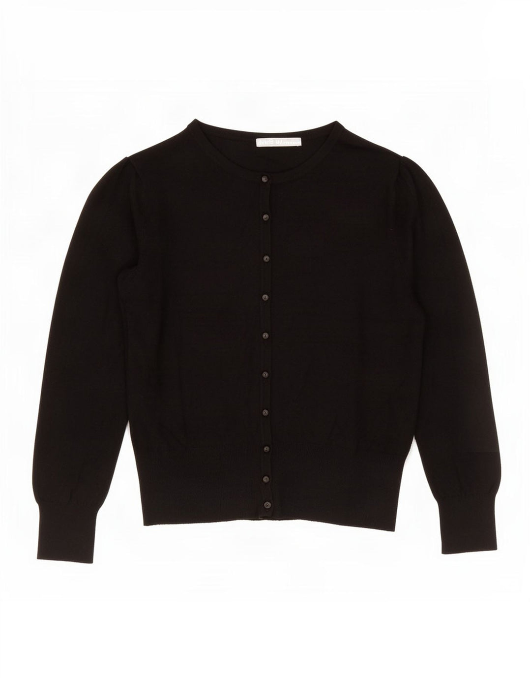 Marks & Spencer Pull Cardigan Femme UK 12 Medium Noir Viscose