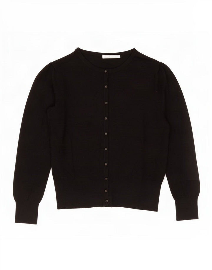 Marks & Spencer Pull Cardigan Femme UK 12 Medium Noir Viscose