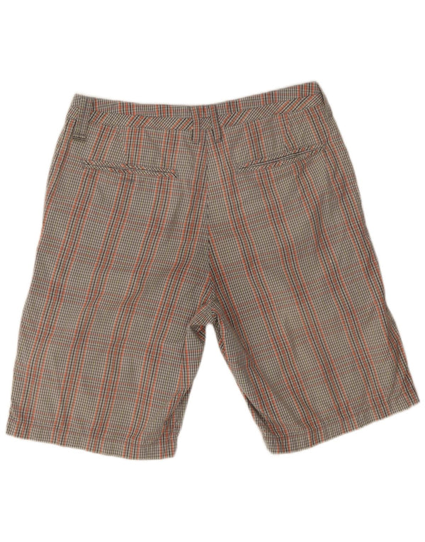 Quiksilver Chino Shorts til mænd W32 Medium Flerfarvet ternet bomuld