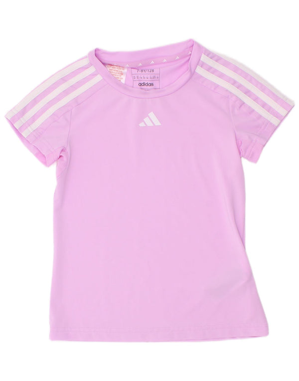 Adidas Camiseta Aeroready Niñas 7-8 Años Morado Poliéster