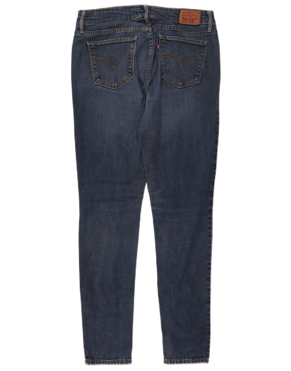Женские джинсы скинни Levi's 711 W28 L30 темно-синие из лиоцелла