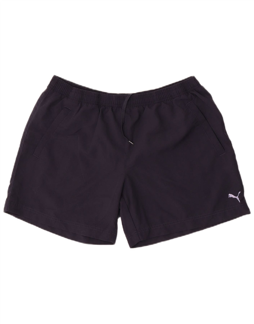 Puma Mens Graphic Sport Shorts XL  Navy Blue Polyester