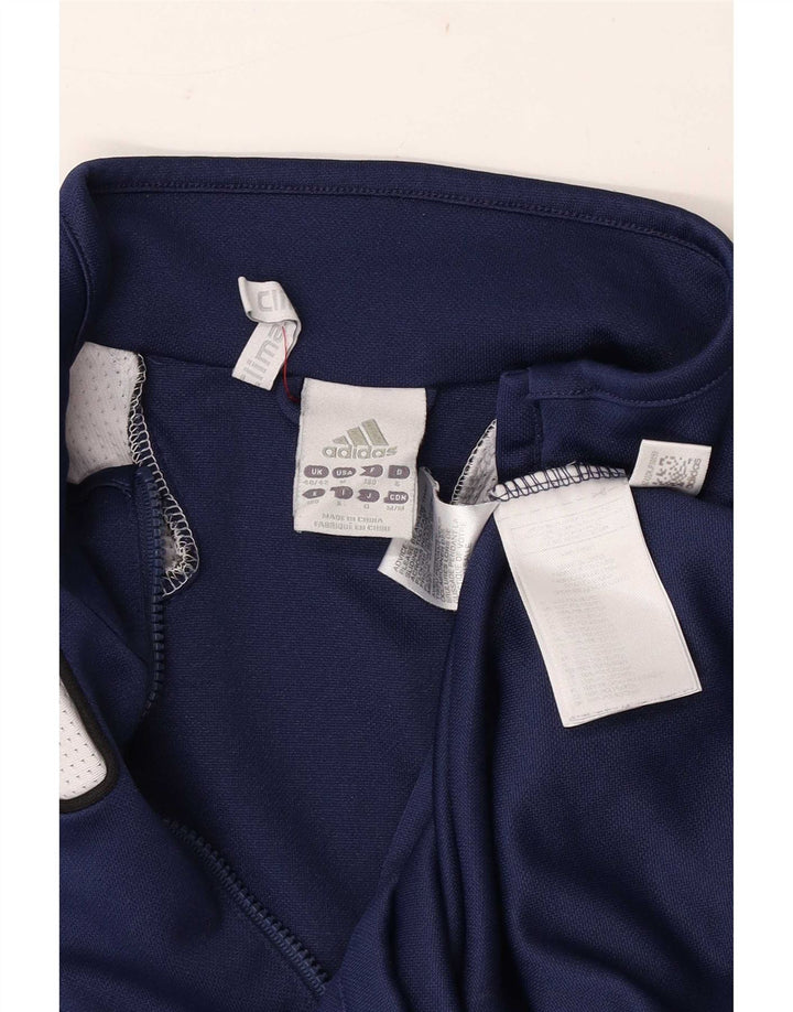 Adidas Mens Graphic Pullover Tracksuit Top UK 40/42 Medium Navy Blue