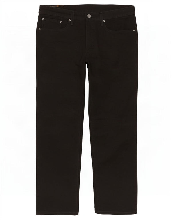 Мужские прямые джинсы Levi's 514 W34 L26, черный хлопок