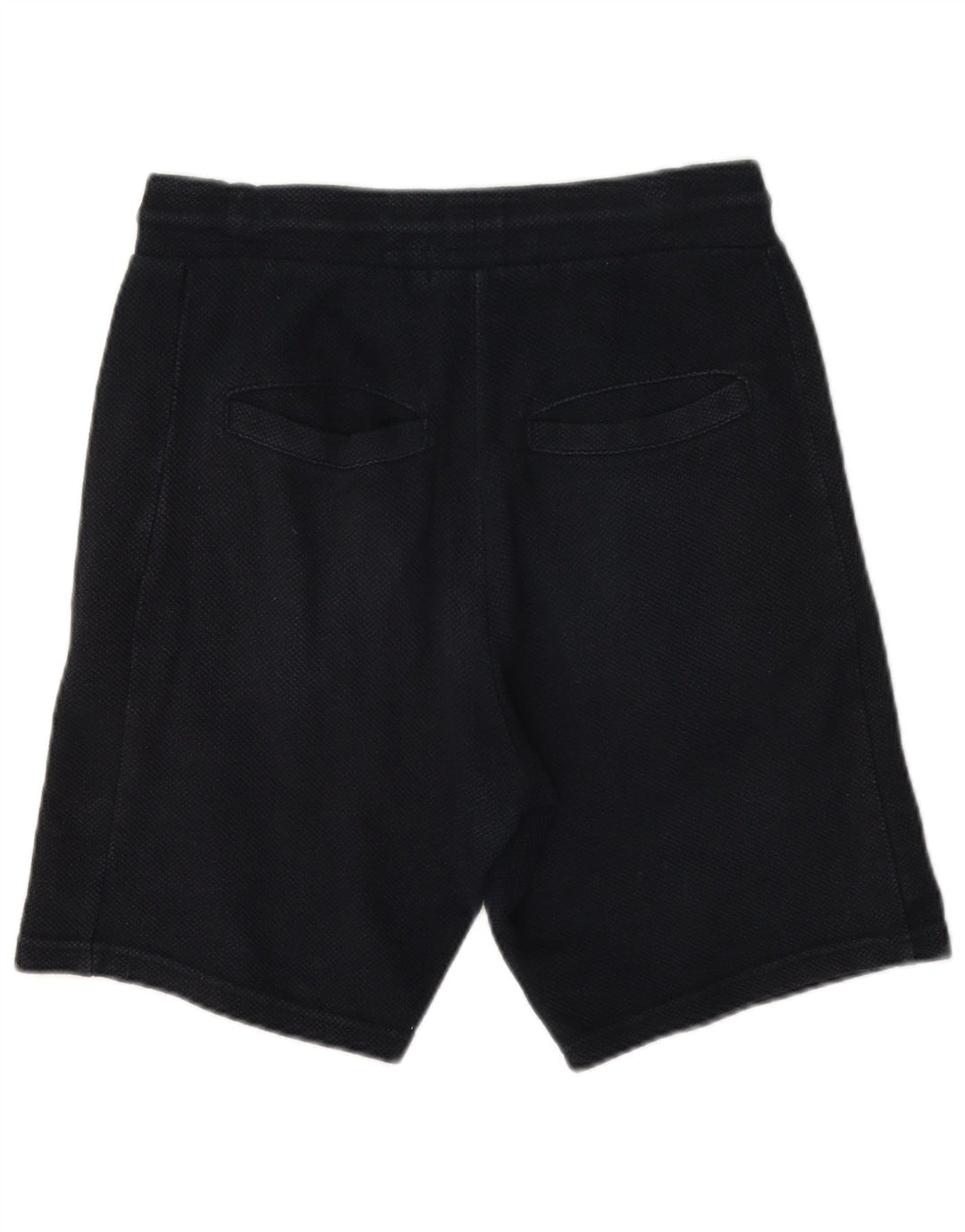 Zara Mens Sport Shorts Medium Navy Blue Cotton