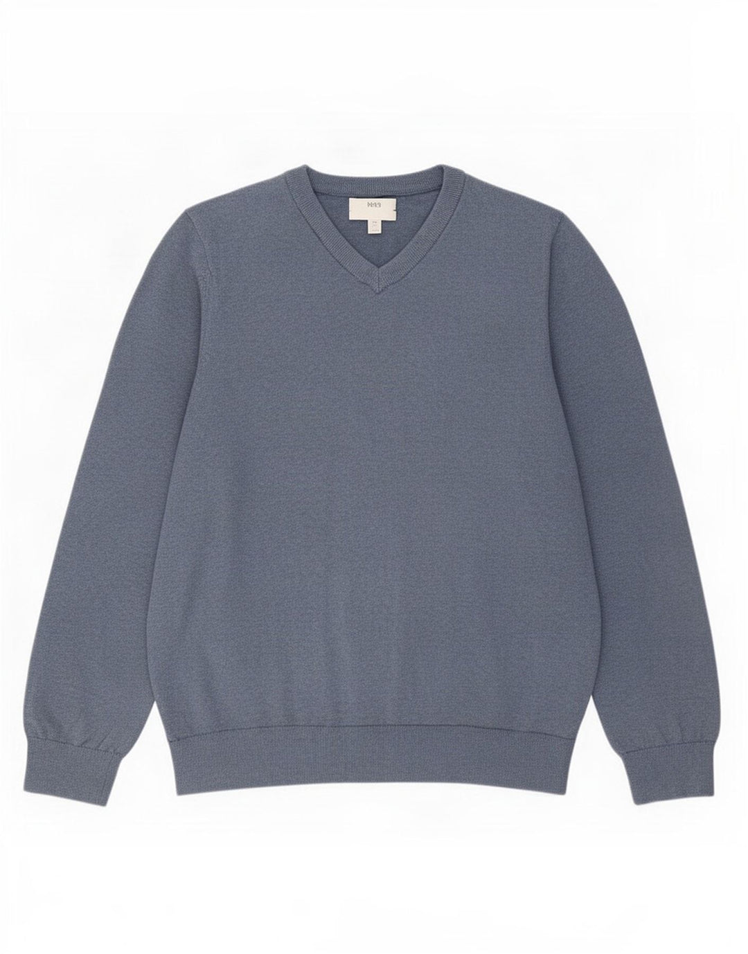 Maglione maglione con scollo a V da uomo Marks & Spencer 2XL cotone blu