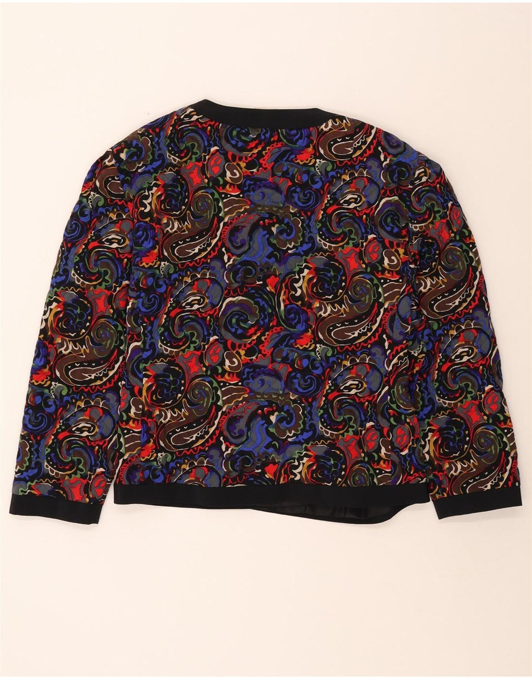 FRANKENWALDER Womens Open Bolero Jacket EU 48 2XL Multicoloured Paisley Vintage Frankenwalder and Second-Hand Frankenwalder from Messina Hembry 