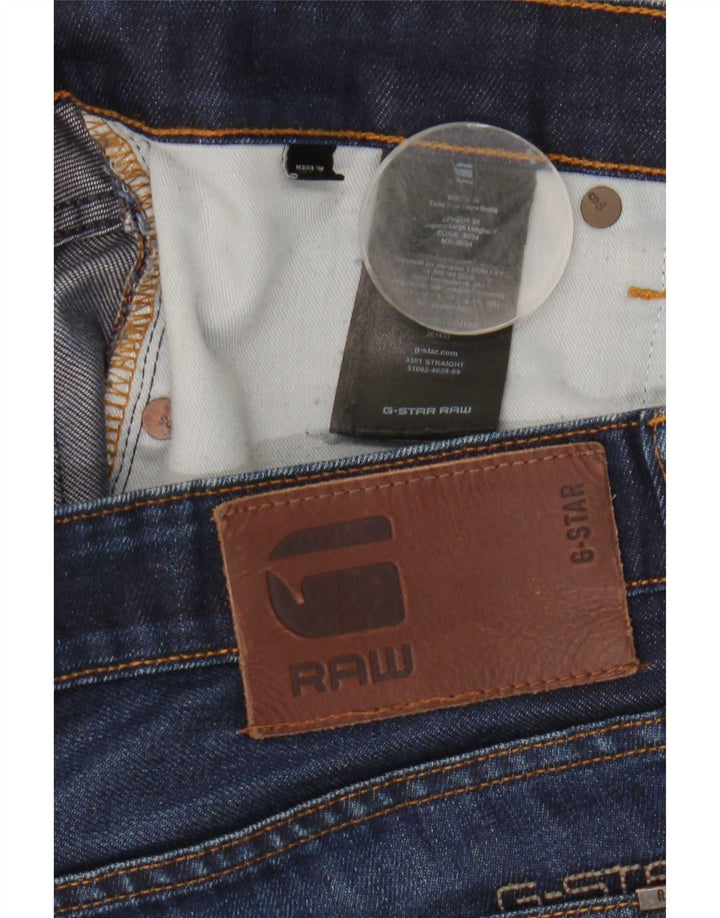 G-Star Slim Jeans til mænd W38 L34 Marineblå bomuld