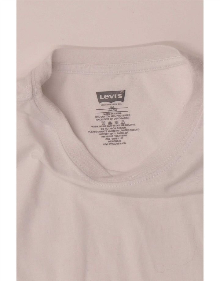 Levi's Boys T-Shirt Top 13-14 Years White Cotton