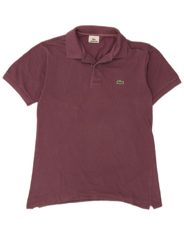 Lacoste Mens Polo Shirt Size 2 XS Purple Cotton