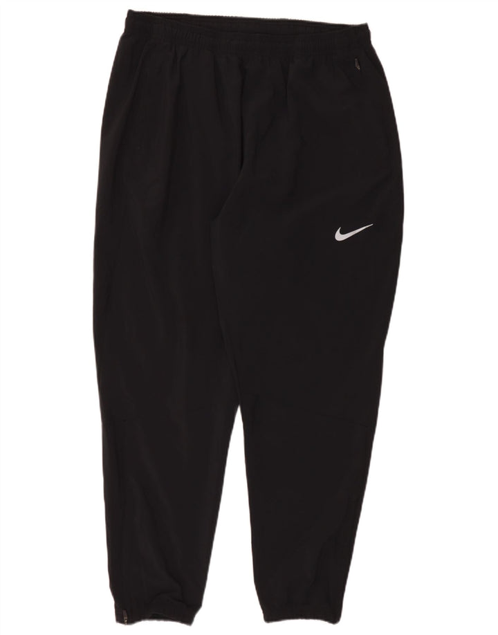 Nike Mens Dri Fit Tracksuit Trousers Joggers XL Black Polyester