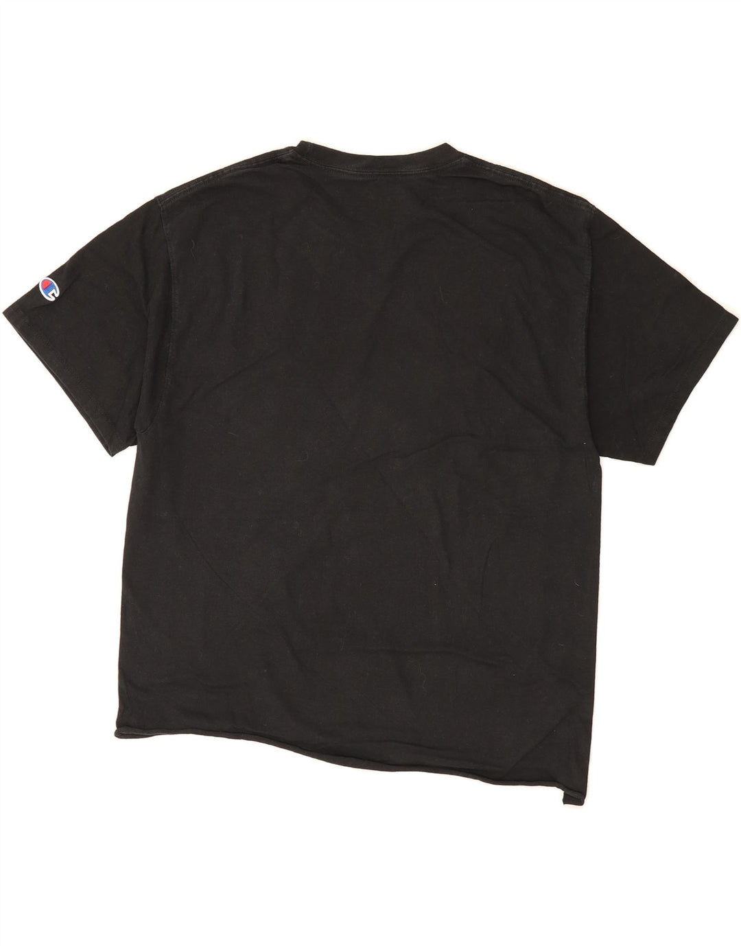 CHAMPION Mens Graphic T-Shirt Top Medium Black Vintage Champion and Second-Hand Champion from Messina Hembry 