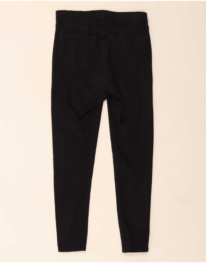 Topshop Dame Skinny Jeans W30 L32 Sort Polyester