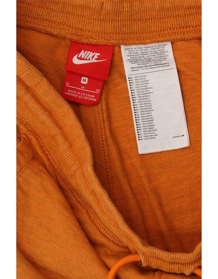 Męskie spodenki sportowe Nike z grafiką, średniobrązowe, bawełniane