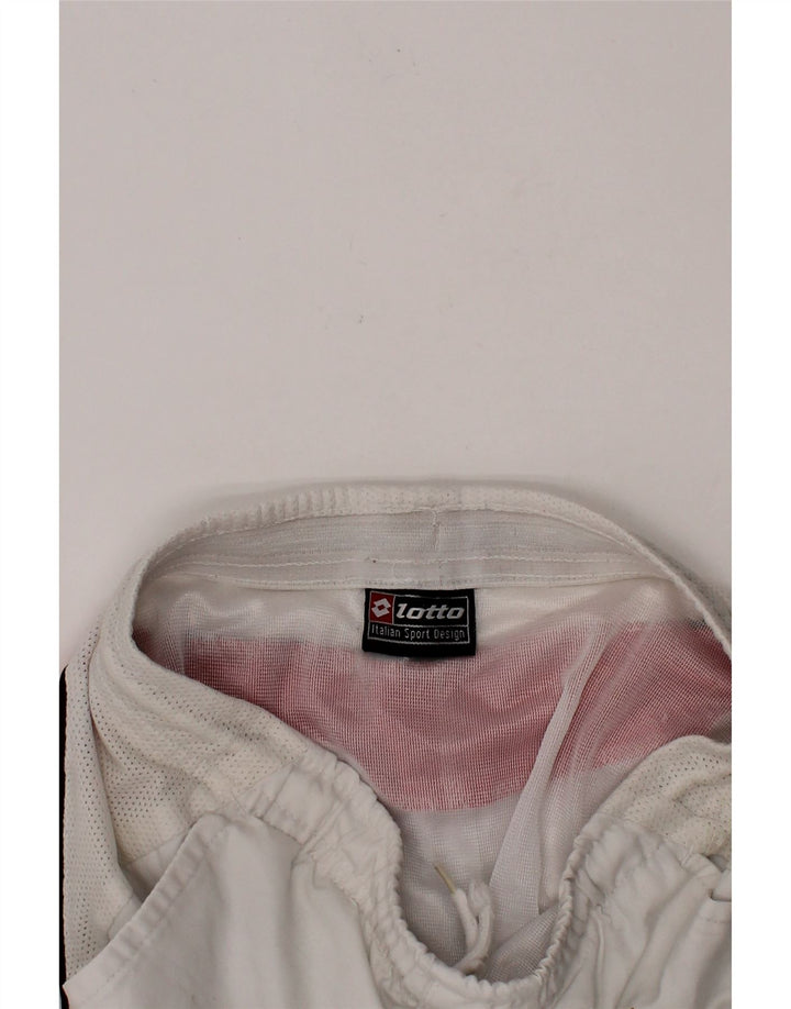 LOTTO Boys Sport Shorts 7-8 Years White Colourblock Vintage Lotto and Second-Hand Lotto from Messina Hembry 