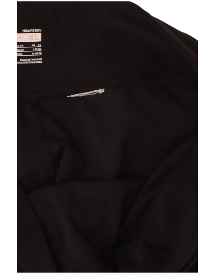 Nike Womens Capri Leggings UK 20/22 XL Black