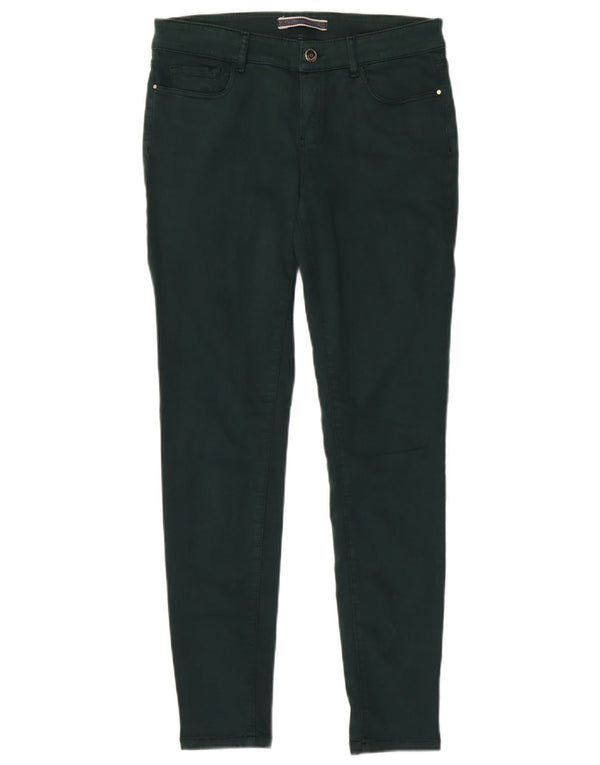 Massimo Dutti Vaqueros Pitillo Mujer EU 38 Small W28 L29 Algodón Verde