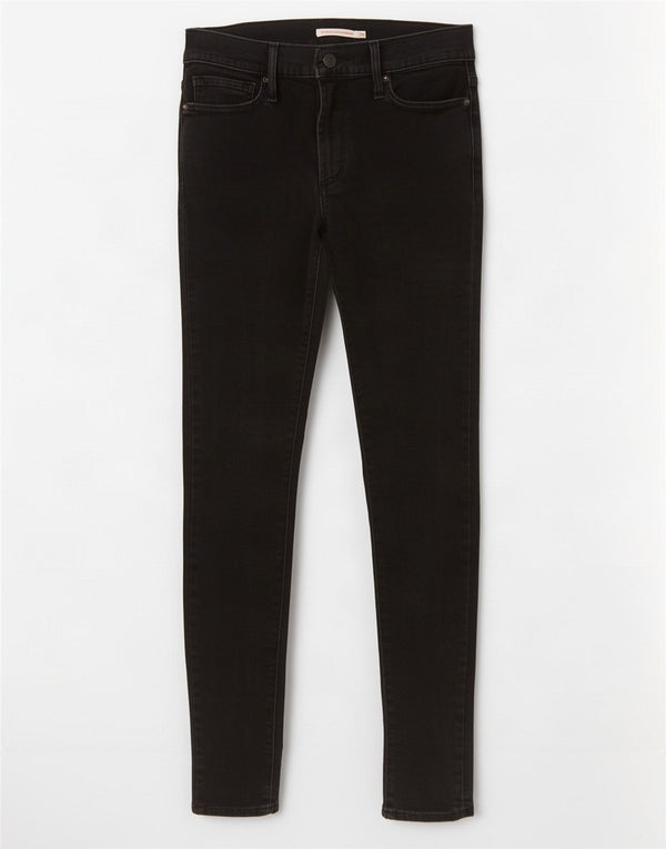 Jeans Levi's da donna slim fit super skinny W28 L33 cotone nero