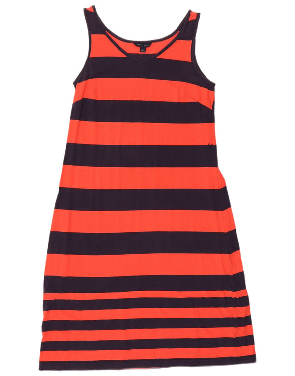 Tommy Hilfiger Womens Sleeveless T-Shirt Dress UK 12 Medium Red Striped