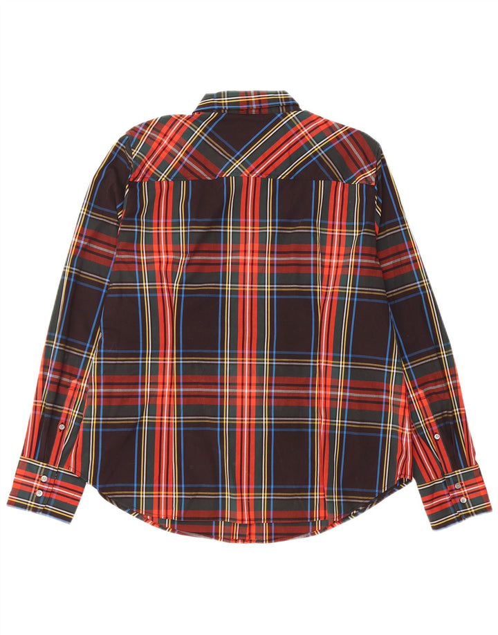 J. CREW Womens Shirt UK 18 XL Black Check